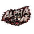 Alpha AF Wolf PNG, Fierce Wolf Sublimation Design, Savage Alpha Quote PNG, DTF Transfer, Instant Digital Download